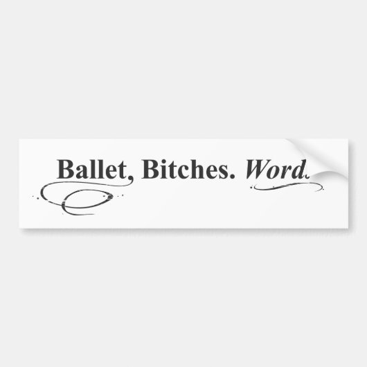 oh! 皮肉いかに! バンパーステッカー! バンパーステッカー (正面)