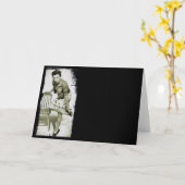 "Oh、私の痛む足 カード (黄色い花)