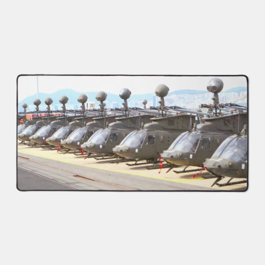 OH-58D木輪 デスクマット (正面)