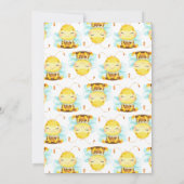 Oh BaBee赤ちゃんシャワー 招待状 (裏面)