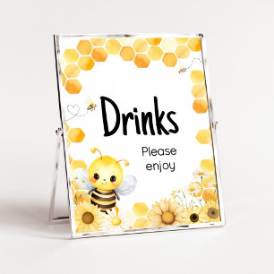Oh Babee Bee Baby Shower Drink ポスター
