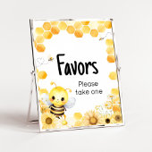 Oh Babee Bee Baby Shower Pavies ポスター