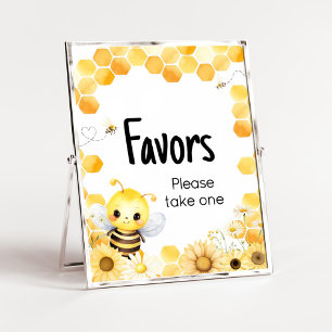 Oh Babee Bee Baby Shower Pavies ポスター