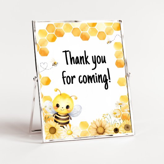 Oh Babee Bee Baby Shower Thanks for 来's ポスター