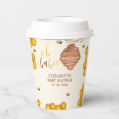 Oh Babee Bee Themed Neutral Baby Shower  紙コップ (裏面)