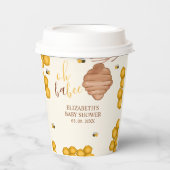 Oh Babee Bee Themed Neutral Baby Shower  紙コップ (正面)