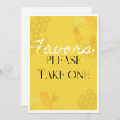 Oh Babee Favoritesテーブルカード (正面/裏面)