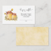 Oh Babee Water Color Beeおむつラッフルカード エンクロージャーカード (正面/裏面)