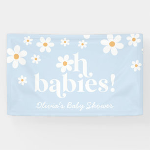 Oh Babies! レトロなダイジーのボホベビーシャワー 横断幕