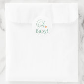 "Oh Baby" ステッカー おもちゃのこまつき (バッグ)