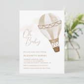 Oh Baby ニュートラル ホットエアバルーン | 招待状 (スタンド正面)