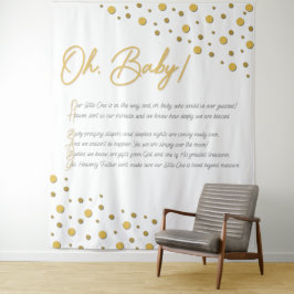 Oh, Baby! ベビーシャワーバックドロップ XL タペストリー