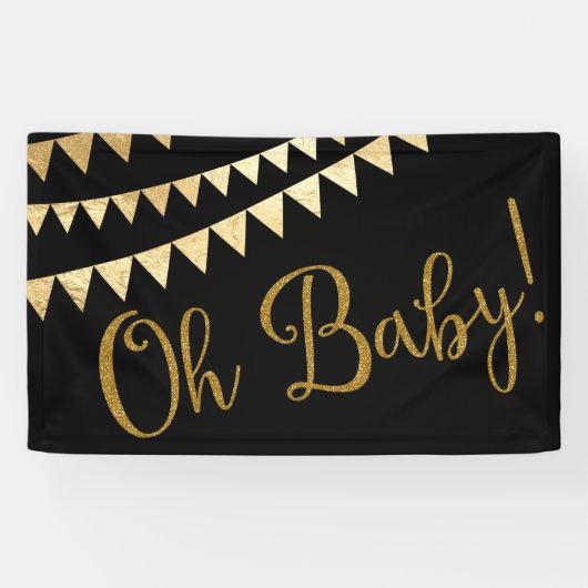 Oh Baby ベビーシャワー 横断幕 (横)