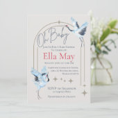 Oh Baby, Baby Shower Invitation 招待状 (スタンド正面)