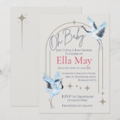 Oh Baby, Baby Shower Invitation 招待状 (正面/裏面)