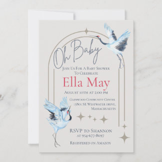 Oh Baby, Baby Shower Invitation 招待状