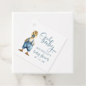 Oh Baby Blue Jean Baby Denim Baby Shower フェイバータグ (インサイチュ)