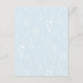 Oh Baby Cowboy Baby Shower Advice  ノートカード (裏面)