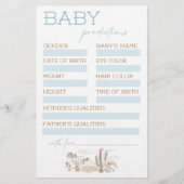 Oh Baby Cowboy Baby Shower Predictions (正面)