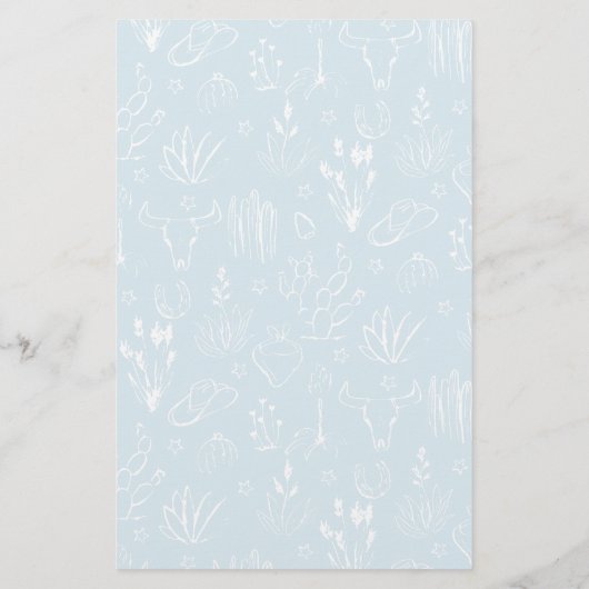 Oh Baby Cowboy Baby Shower Predictions (裏面)