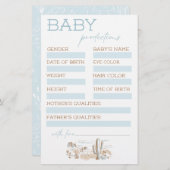 Oh Baby Cowboy Baby Shower Predictions (正面/裏面)