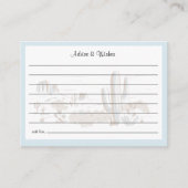 Oh Baby Cowboy Shower Advice and Wishes エンクロージャーカード (正面)