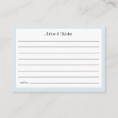 Oh Baby Cowboy Shower Advice and Wishes Enclosure エンクロージャーカード (正面)