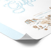 Oh Baby Cowboy Shower Cards & Gifts ポスター (角)