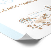 Oh Baby Cowboy Shower Favor ポスター (角)