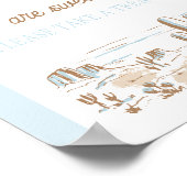 Oh Baby Cowboy Shower Rope Favor ポスター (角)