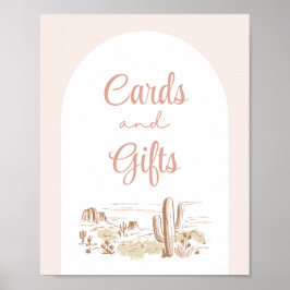 Oh Baby Cowgirl Baby Shower Cards & Gifts Sign ポスター