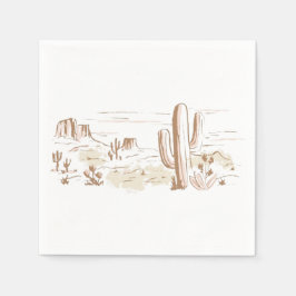 Oh Baby Cowgirl Shower  スタンダードカクテルナプキン