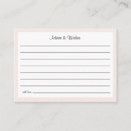 Oh Baby Cowgirl Shower Advice and Wishes Enclosure エンクロージャーカード