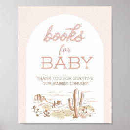 Oh Baby Cowgirl Shower Books for Baby  ポスター