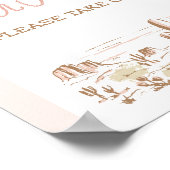 Oh Baby Cowgirl Shower Favor ポスター (角)