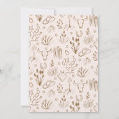 Oh Baby Cowgirl Shower Invitation 招待状 (裏面)