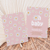 Oh Baby Daisy ベビーシャワー 招待状
