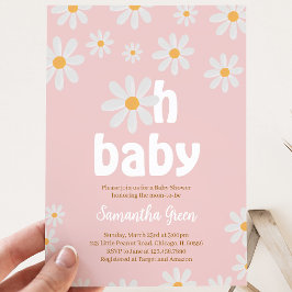 Oh Baby Daisy ベビーシャワー 招待状