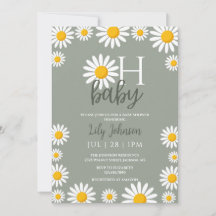 Oh Baby Daisy Neutral Baby Shower All In One