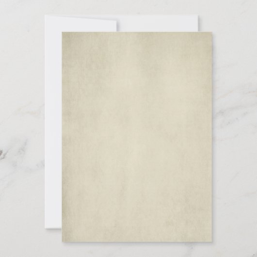 Oh Baby Elegant Swan Bow Crown Flowers 招待状 (裏面)