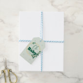 Oh Baby Eucalyptus Leaves  Baby Shower ギフトタグ (より糸付き)