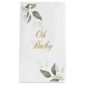 Oh Baby gift bag - Botanical baby bag スモールペーパーバッグ (正面)
