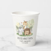 Oh Baby Jungle Animals Baby Shower 紙コップ (正面)
