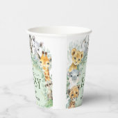 Oh Baby Jungle Safari Animals Baby Shower 紙コップ (右)