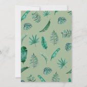 Oh Baby! Jungle Safari Baby Shower Invitation 招待状 (裏面)