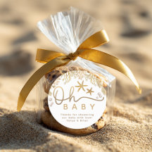 Oh Baby Little Pearl Ocean Baby Shower Thank You 