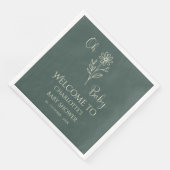 Oh Baby Minimalist Wildflower Baby Shower (コーナー)