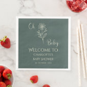 Oh Baby Minimalist Wildflower Baby Shower (インサイチュ)