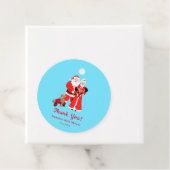 Oh Baby Santa & Mrs. Claus ベビーシャワーお礼 フェイバータグ (インサイチュ)