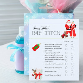 Oh Baby Santa & Mrs. Claus ベビーシャワーゲーム